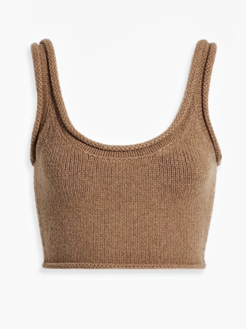 ALEXANDER WANG Cropped Wool Tank Top
